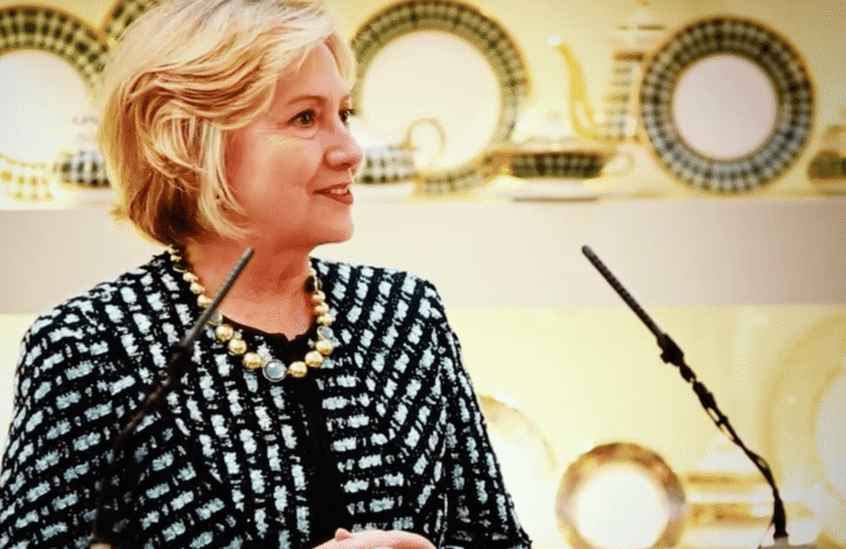 Rumi Verjee & Hilary Clinton