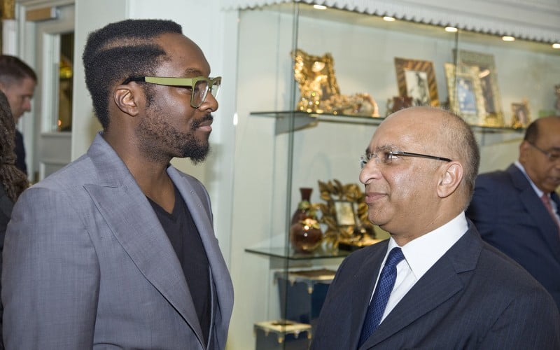Lord Rumi Verjee and Will.I.Am