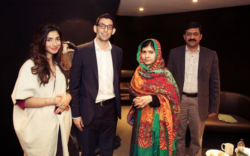 Simon verjee & Malala