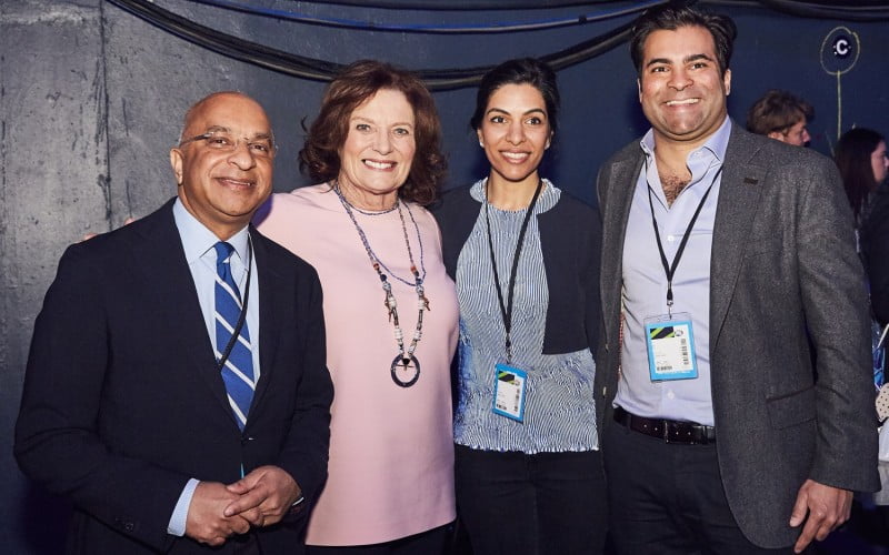 WeDay 2017 Rumi Verjee, Jay Verjee and Margaret Trudeau