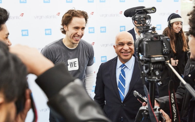 WeDay 2017 Lord Rumi Verjee interviewed with Craig Kielburger