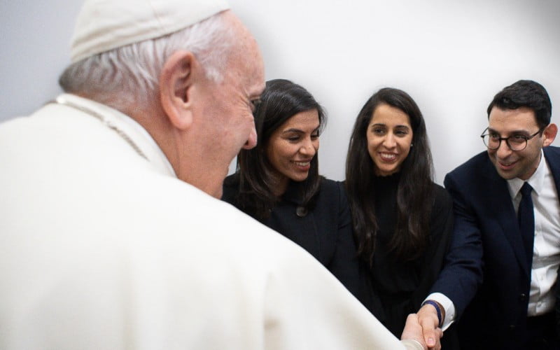The Pope and Simon Verjee