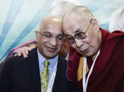 Lord Rumi Verjee and Dalai Lama