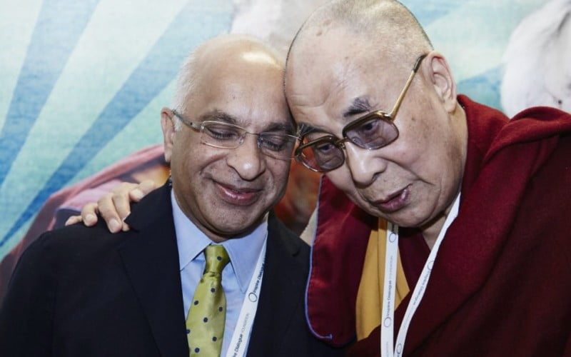 Lord Rumi Verjee and Dalai Lama